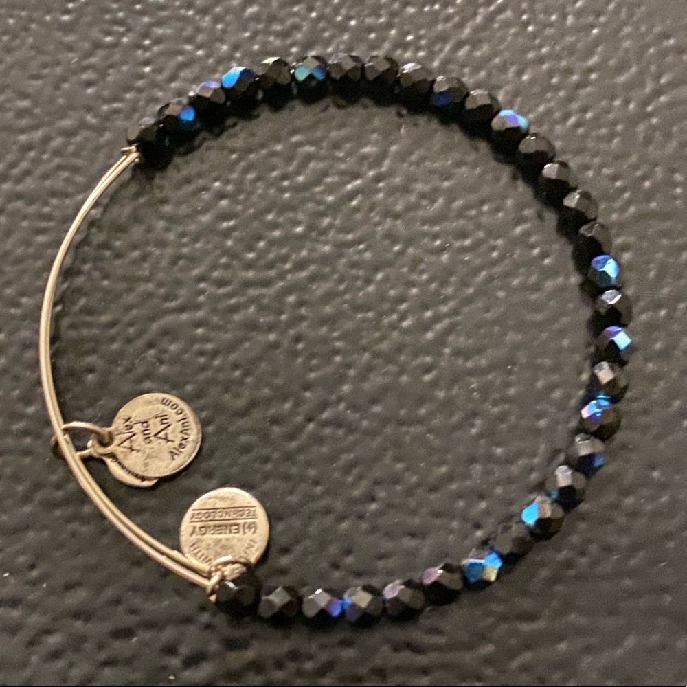 Alex and Ani Dark Bead bracelet